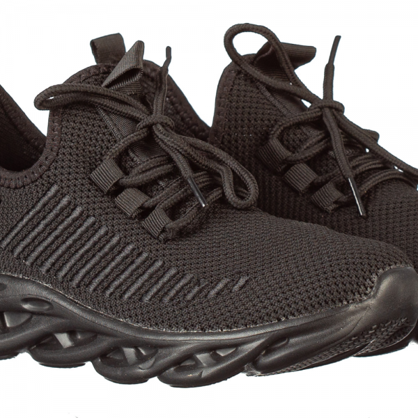 Παιδικά αθλητικά παπούτσια   Gumin μαύρα, 3 - Kalapod.gr